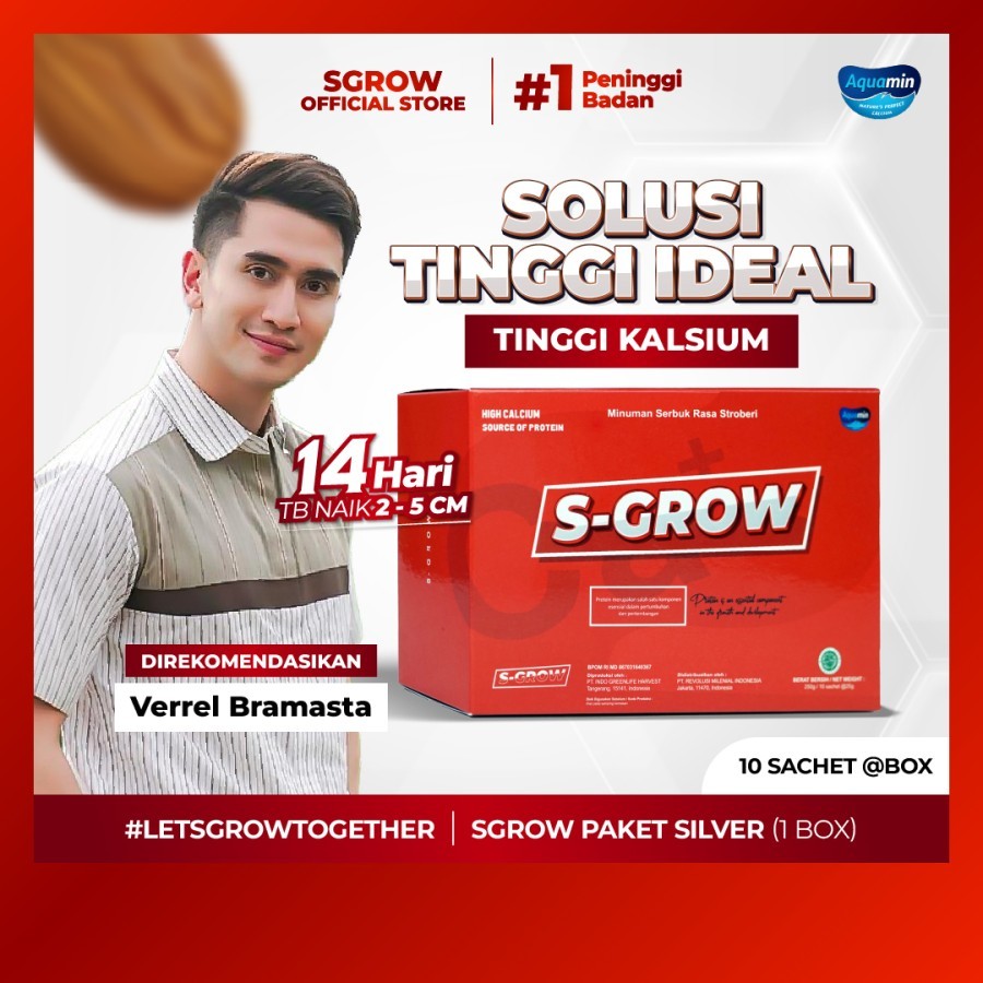

S-GROW Susu Peninggi Badan Terbaik - 1 BOX ORIGINAL