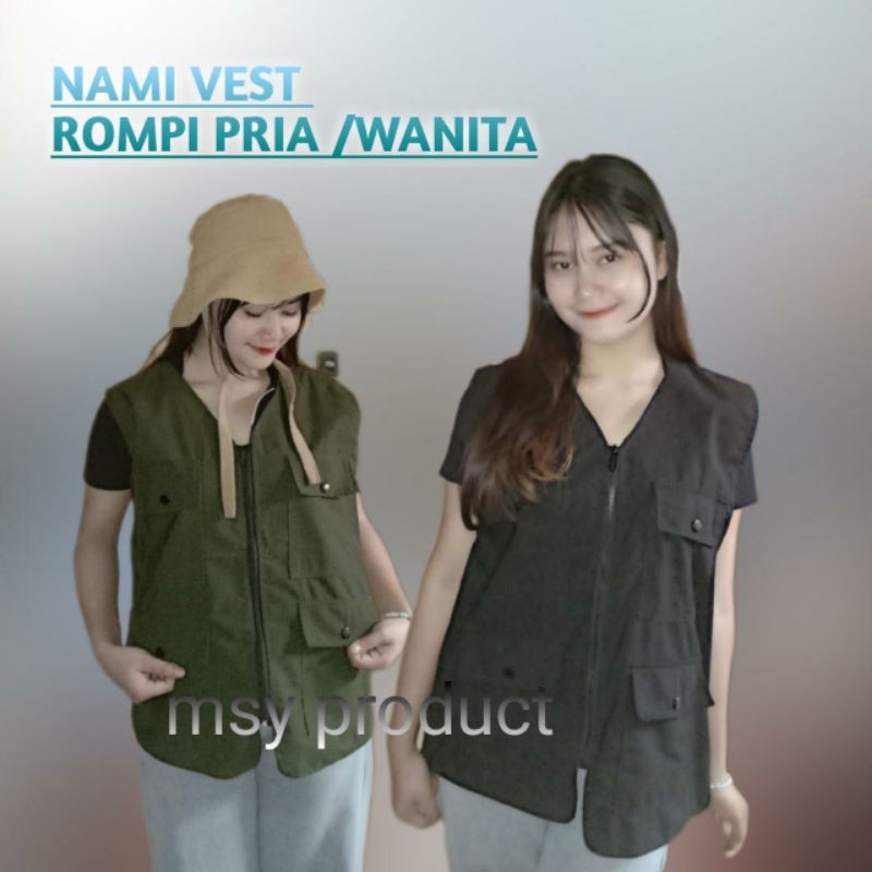 ROMPI VEST CASUAL ROMPI PRIA WANITA
