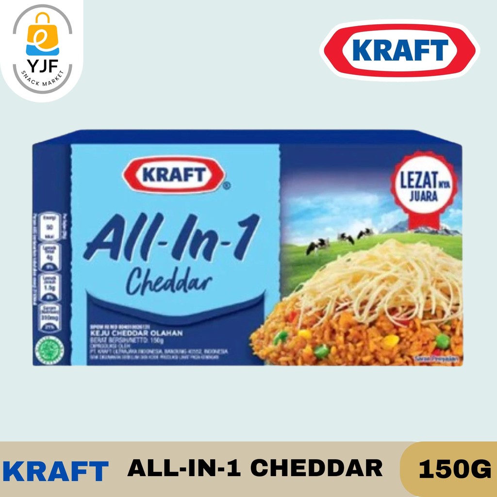 

Kraft Cheddar Cheese All-in 1 / Keju Balok 150g