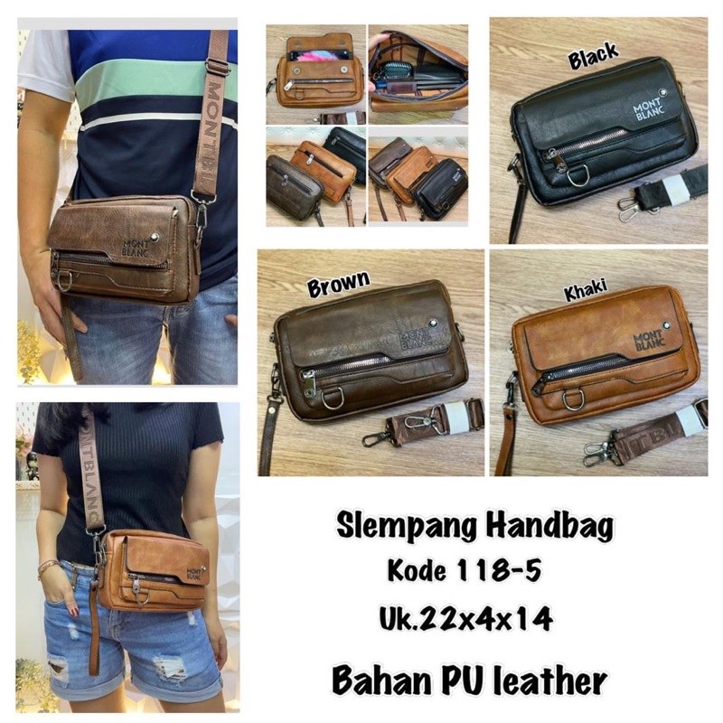 ZF24HT Slempang Dan Handbag kode 118-5 / Tas Tangan Pria