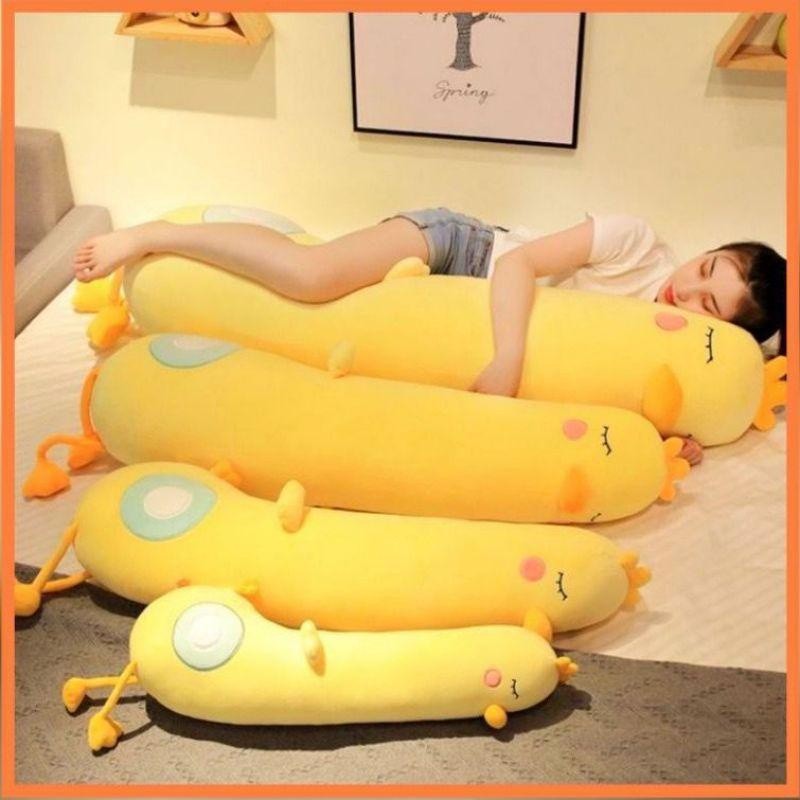Boneka Guling Karakter Ayam Bobo Tinggi 70cm Teman Tidur Anak Berlabel SNI