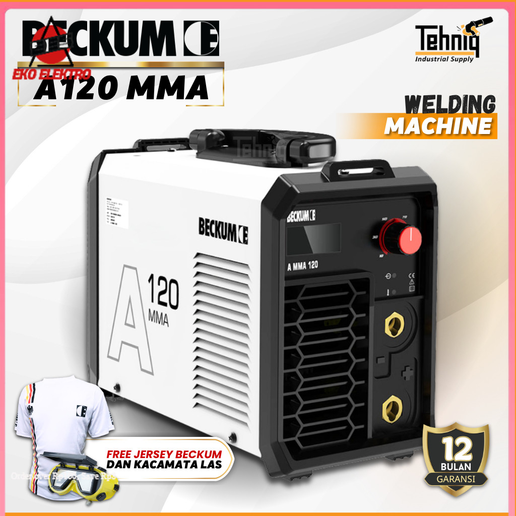 EES - MESIN LAS LISTRIK BECKUM MMA A 120 INVERTER WELDING / MESIN LAS BECKUM MMA 120