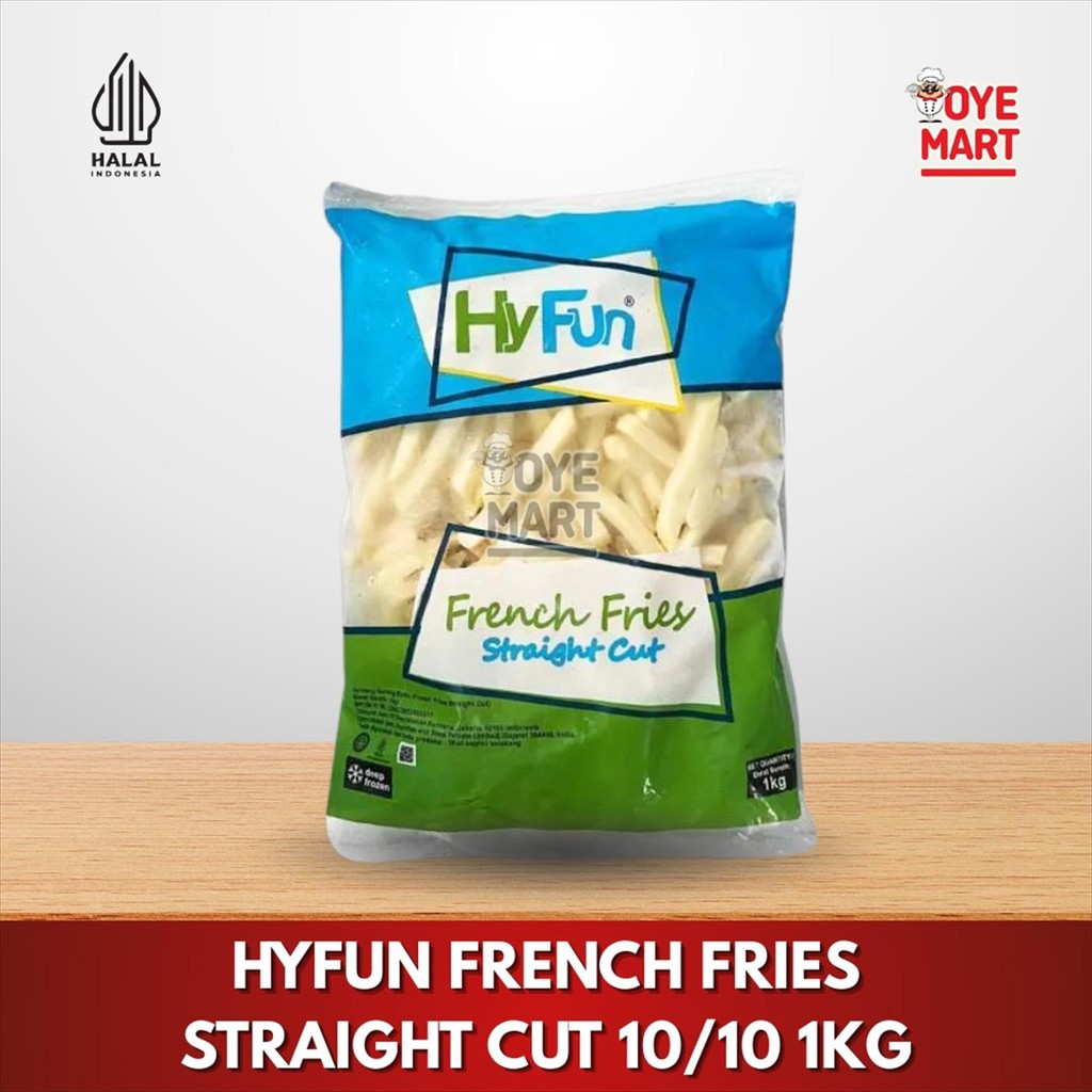 

HYFUN FRENCH FRIES STRAIGHT CUT 10/10 1KG