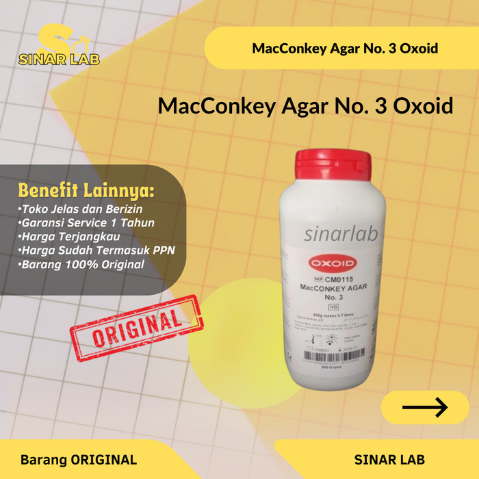 MacConkey Agar No. 3 Oxoid