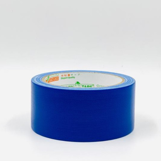 

( StaLand ) / ( DAPAT 1 BUAH ) LAKBAN KAIN BERRY BIRU / Cloth Tape Berry Biru 2" Inch 46 MM x 10 Yard Asli Murah