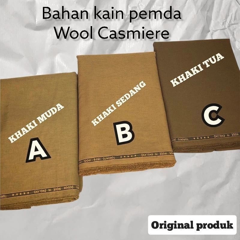 Kain Bahan Seragam Pemda PNS, PDH Semiwool / Kain Seragam Pemda Murah