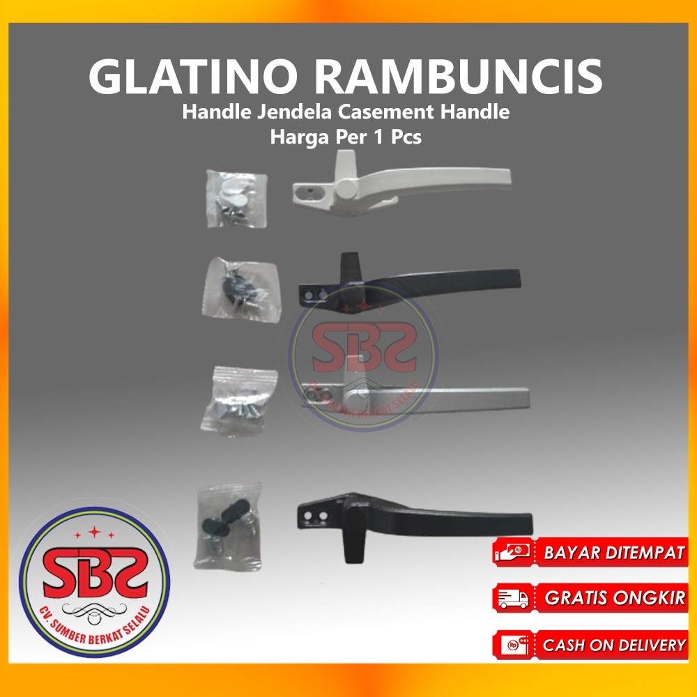 (GLATINO) Rambuncis Jendela Handle Jendela Casement Handle