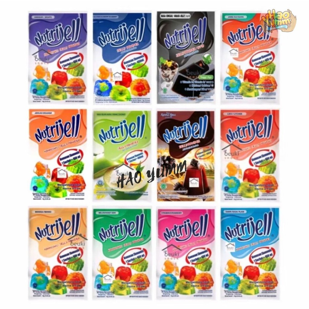 

NUTRIJELL EKONOMIS ANEKA BUAH & CINCAUU (Haoyumm)