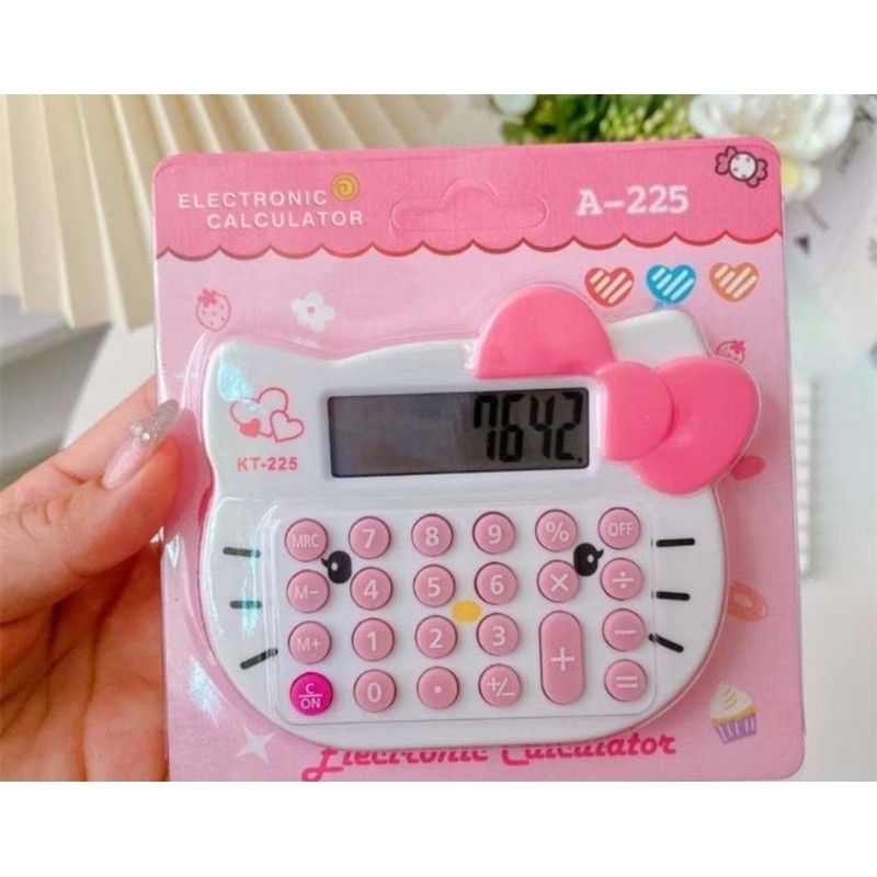 

Kalkulator Hello Kitty kartun karakter A225