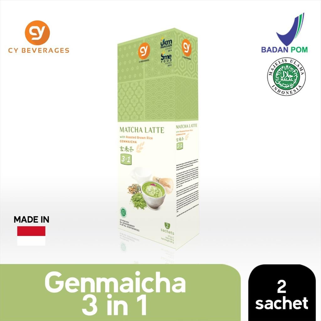 

Cy Matcha Latte With Brown Rice Genmaicha Latte 2S