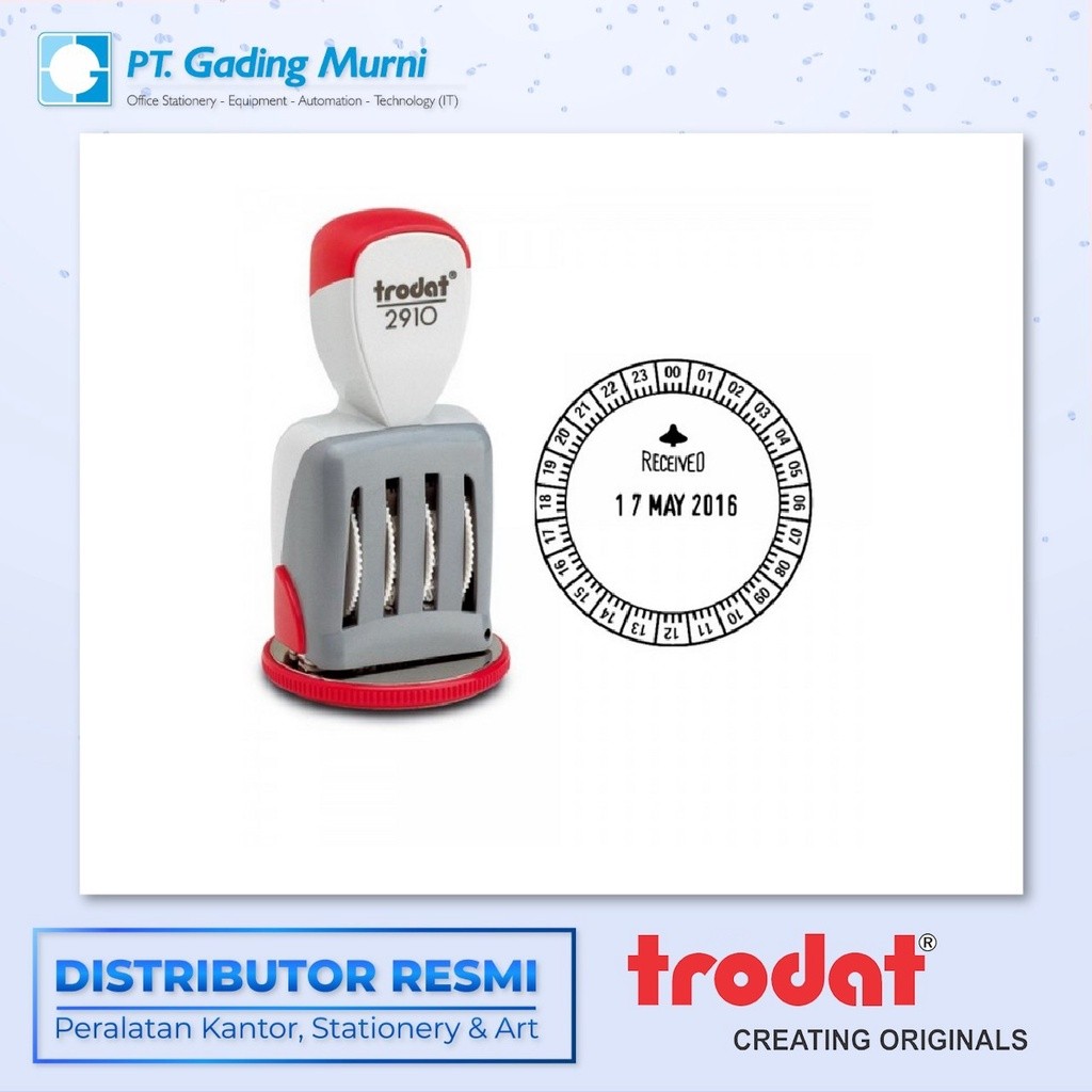 

Trodat Stempel Jam Tanggal 2910 U24