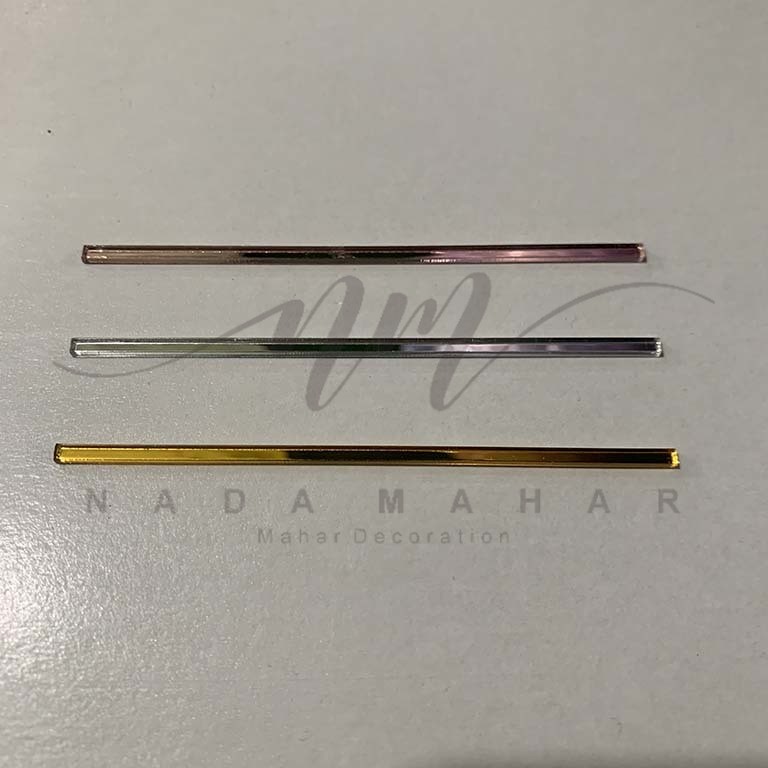 

Garis Tepi Akrilik Mirror Seserahan Pernikahan Hiasan Dekorasi Mahar 2mm Nada Mahar