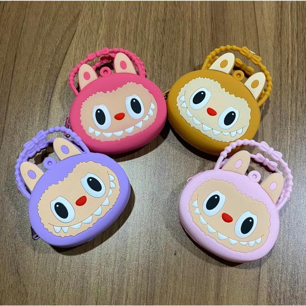 Aksesoris tas Dompet Koin Karakter Labubu Lucu