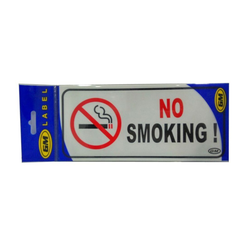 

GM LABEL MEDIUM LM 103 NO SMOKING