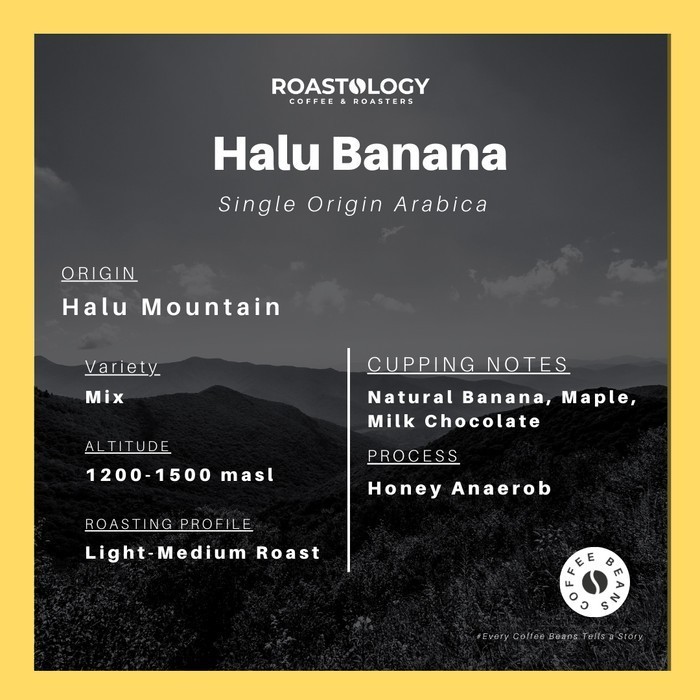 

Halu Banana Specialty Coffee 500 gram
