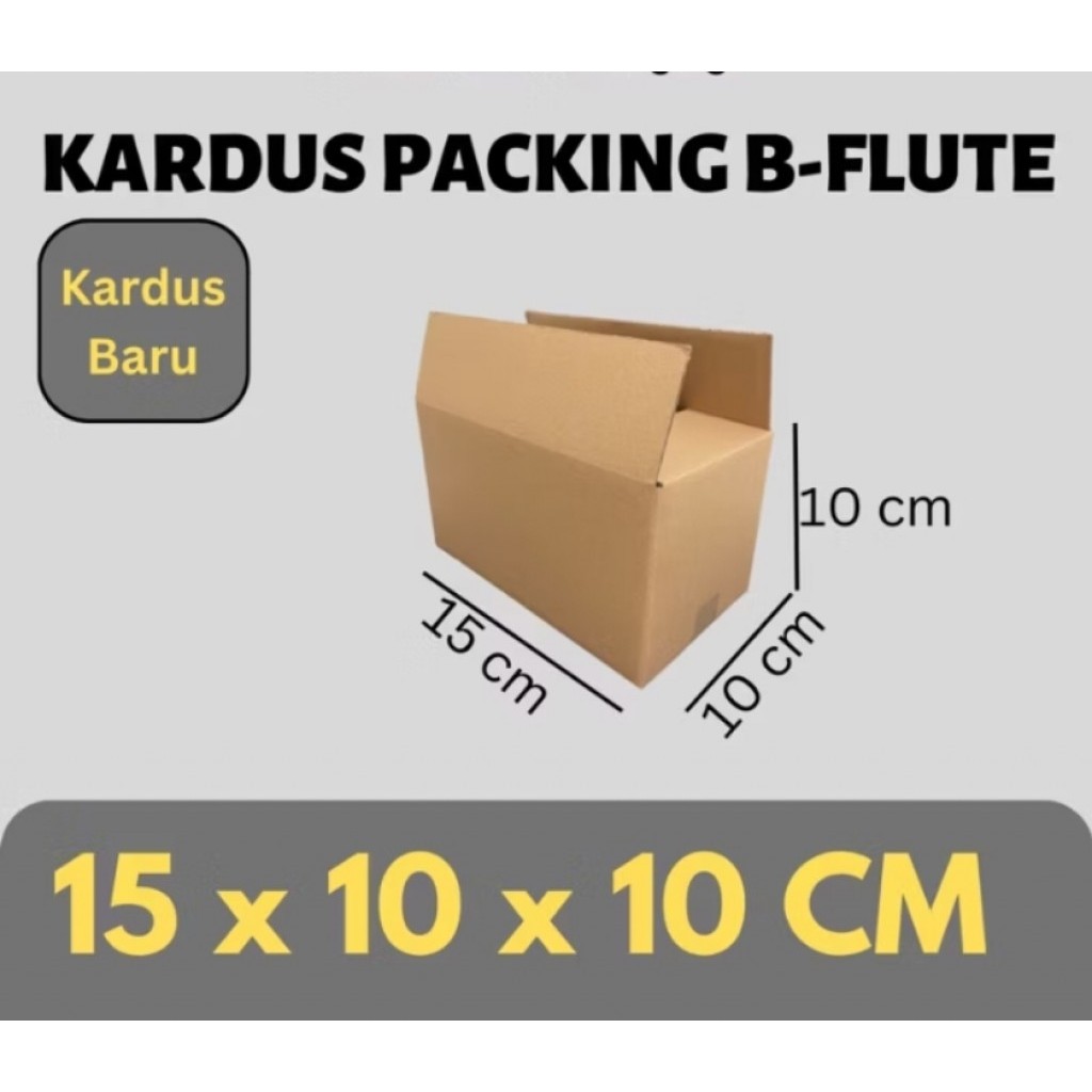 

KARDUS POLOS 15X10X10 CM KARDUS BARU/KARDUS PACKING/KARTON BOX/KOTAK POLOS MURAH/KOTAK SOUVENIR