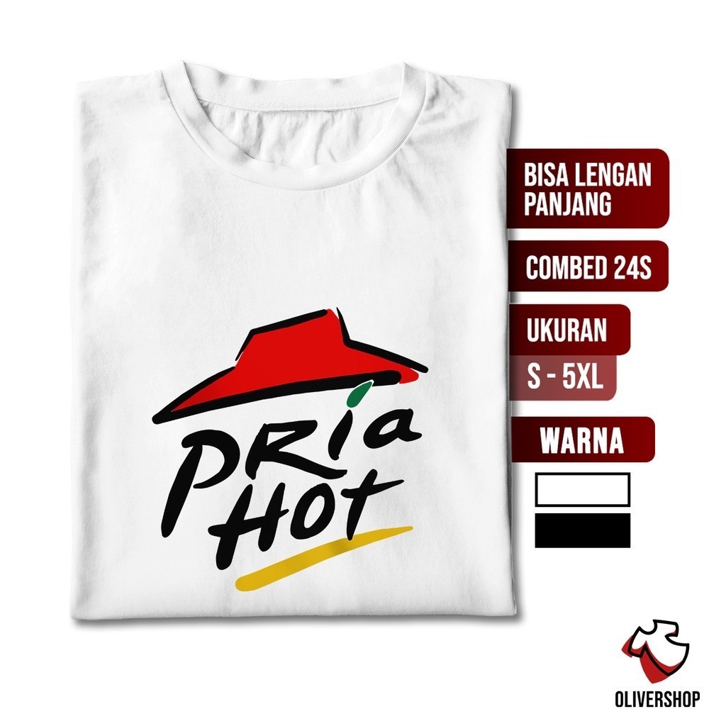 Baju Kaos Plesetan PRIA HOT - parodi merek brand logo kata kata tulisan lucu unik - kaos unisex cewe