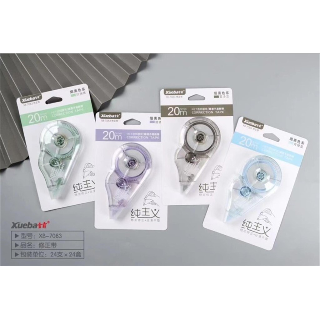 

CORRECTION XUEBA TAPE 7083 pastel colour 20 m
