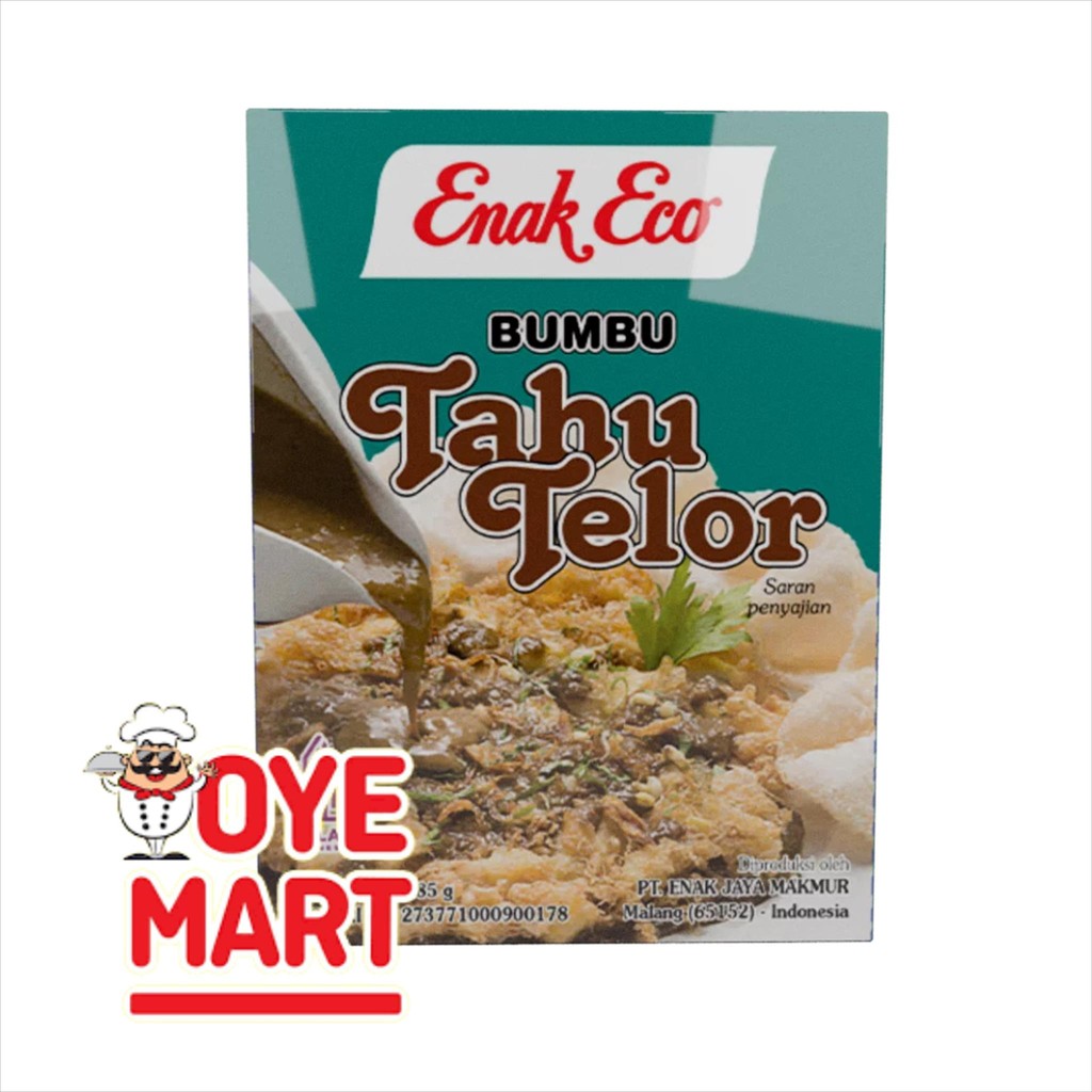 

ENAK ECO BUMBU TAHU TELOR 185GR/ BUMBU INSTAN