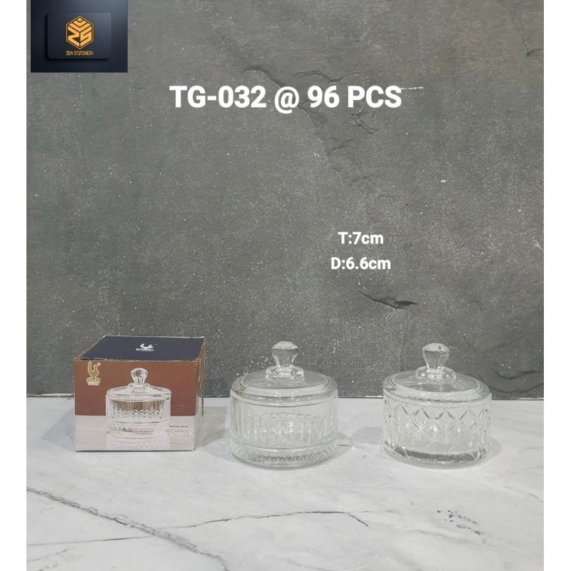 TOPLES KACA KRISTAL MINI TG032/ CANDY JAR CRYSTAL / SOUVENIR PERNIKAHAN / HAMPERS