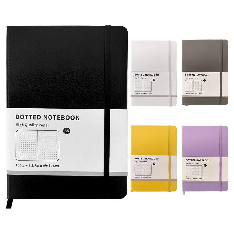 

A5 Dotted Notebook 100 GSM Lined Paper Thick Journal For Writing A5 College Lined Notebook Diary Korean Stationery School Supply