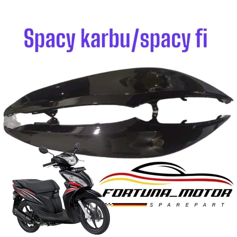 Cover body belakang set kanan kiri Spacy karbu/Spacy fi