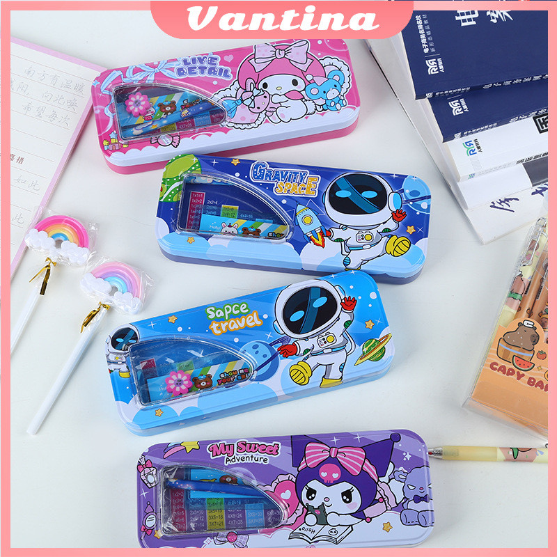 

Kotak Pensil Kaleng Set Karakter isi / Pencil Case 2 Tingkat Sanrio / Tempat Pensil Set Lengkap Kuromi Lucu