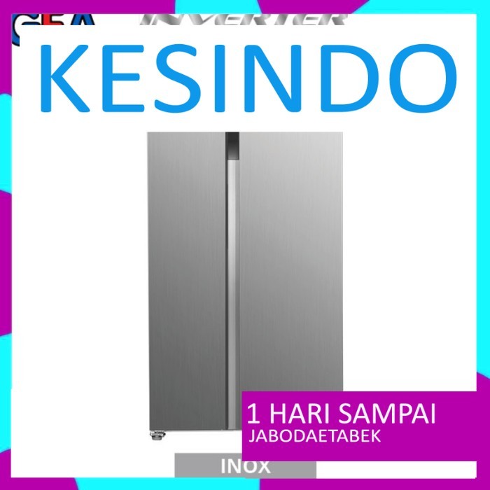 Gea Kulkas Side by side G2D-563 / G2D 563 / G2D563 INOX jabodetabek