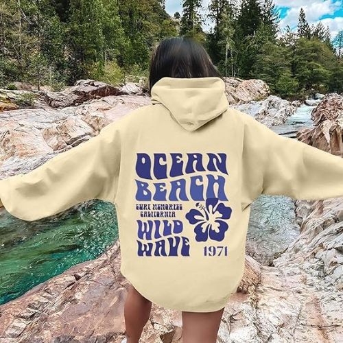 YAY Hoodie Air Laut Biru Tebal Premium Ukuran M-5XL Korean Stayle Pria Wanita Terbaru Kece