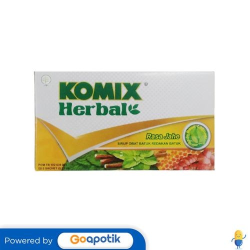 Komix Herbal Kids Rasa Strawberry 10 Ml Box 4 Tube
