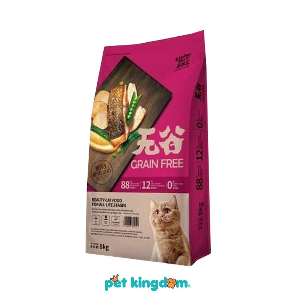 Kitchen Flavor 8 Kg Makanan Kucing Kering All Life Meat Pakan Kucing Cat Food Kebutuhan Hewan Peliha