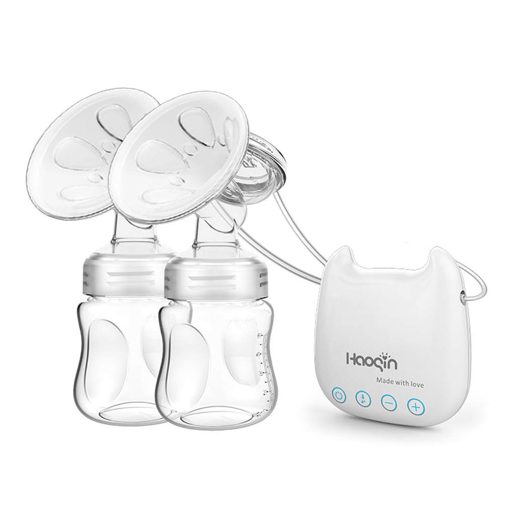 YOUHA Electric Breast Pump Portable Automatic Hans-free Double Breast Pumps Silicone Breast Pump Bab
