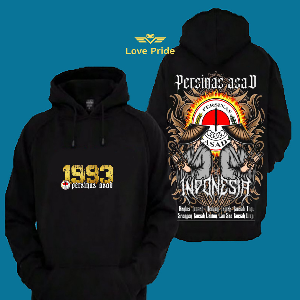 Sweater Hoodie Distro Persinas Asad Pencak Silat Indonesia 1993 Premium Terbaru