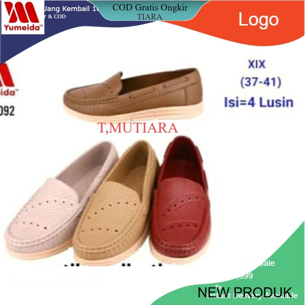 Sepatu Wanita  Yumeida 9092 / Sepatu Karet Wanita Anti Air Yumeida 9092