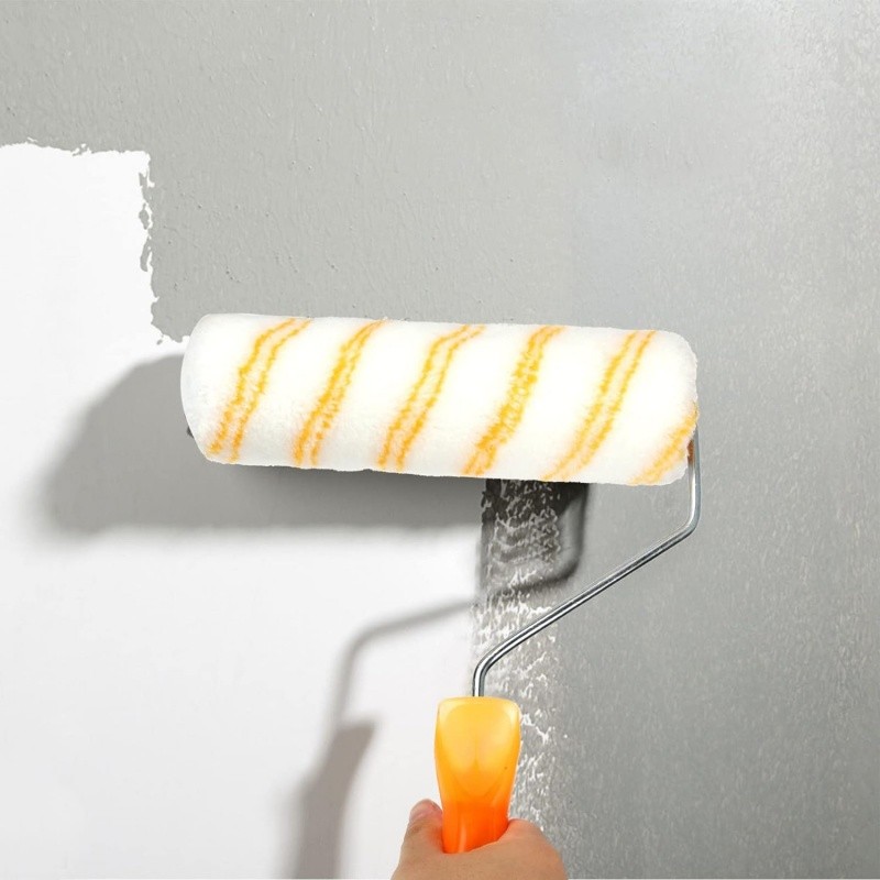 

10pcs 4 Inch Craft Paint Foam Rollers Decorative Corner Roller Brush Sponge Paint Roller Sleeves Decorating Painting Tool Sets