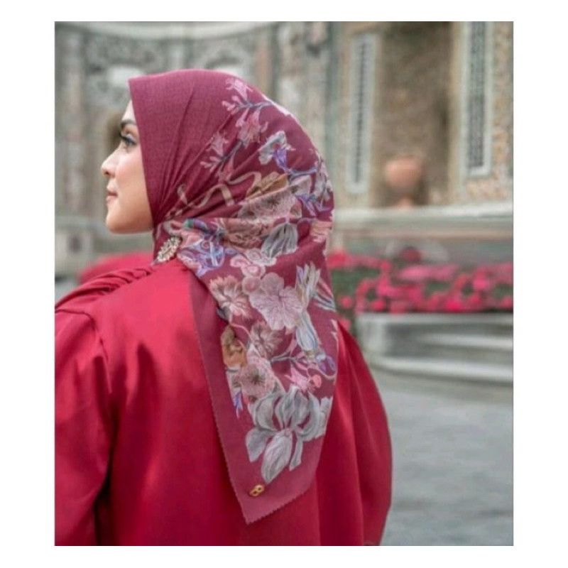 Hijab Buttonscarves Jilbab Segi Empat Buttonscarves Fara Mermaid British BS Part 2