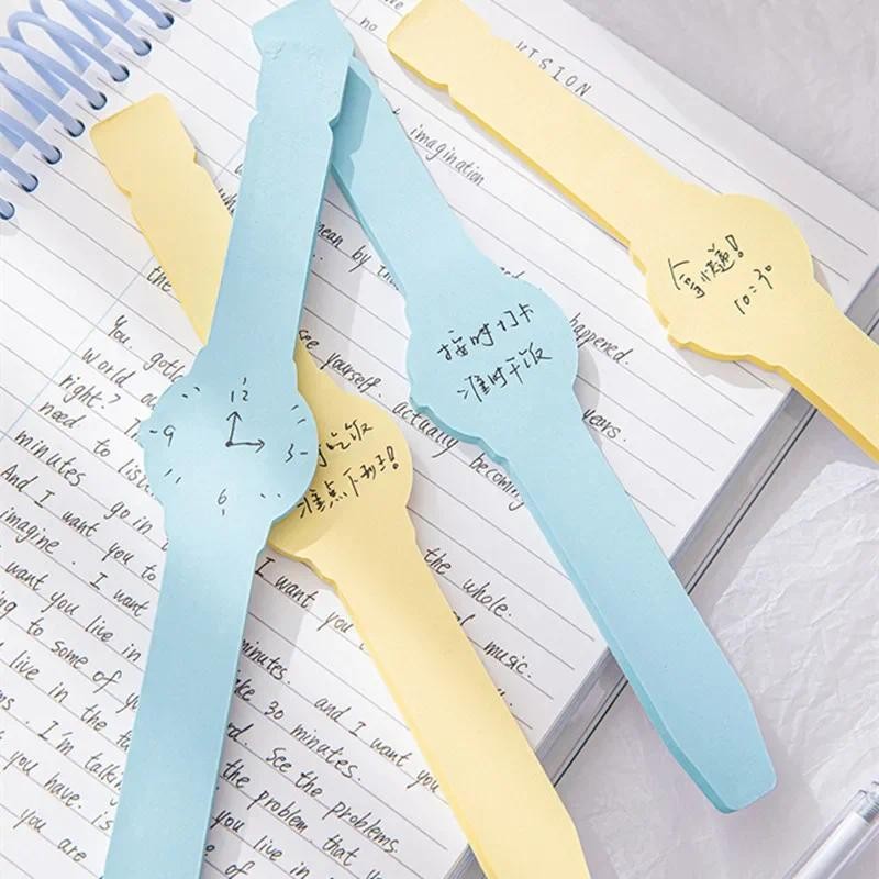 

50 Sheet Creative Memo Pad Fashion Simplicity Wrist Memo Pad Portable Watch Style Memo Pad Student Supplies Office Accessories