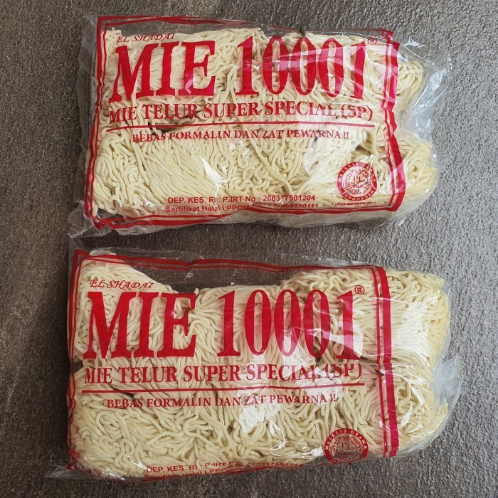 

MIE TELUR 10001 SUPER SPESIAL pack 500gram