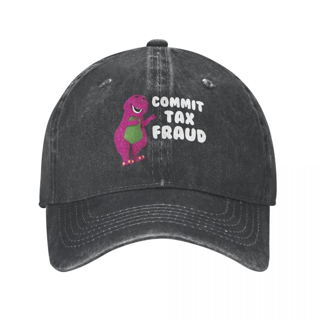 

Retro Commit Tax Fraud Funny Baseball Caps Unisex Distressed Cotton Sun Cap Outdoor Activities Caps Hat