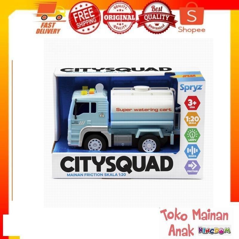 Mainan Mobil Truk Tanki Air MOBIL DORONG ANAK TRUK TANGKI AIR