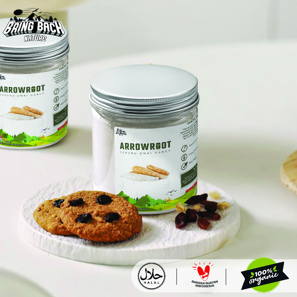 

TEPUNG UMBI GARUT 350gr ATASI MAAG GERD NYERI LAMBUNG / TEPUNG GARUT / PATI GARUT / AROOWOOT POWDER PERUT KEMBUNG 100% ASLI ORIGINAL ORGANIK