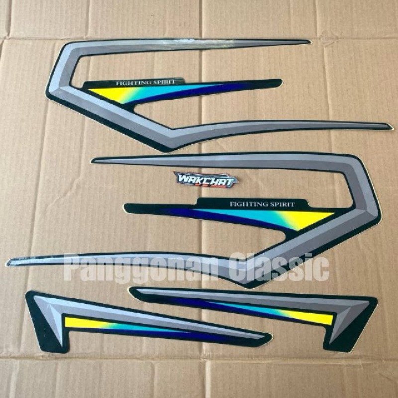 STIKER STRIPING RX KING 2000 / 2001 HIJAU BOTOL