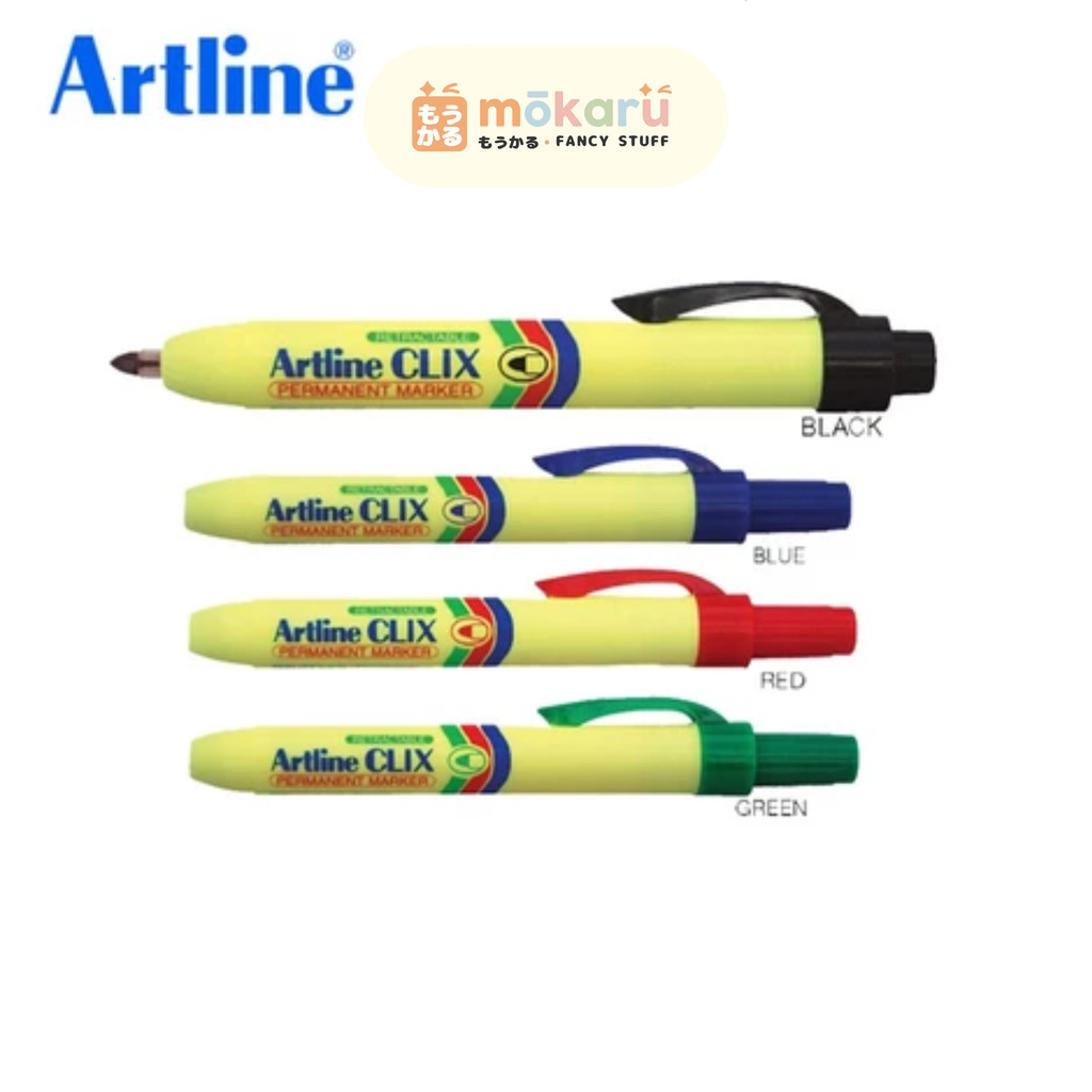 

Artline Clix Permanent Marker EK-73 Spidol Permanen Berkualitas