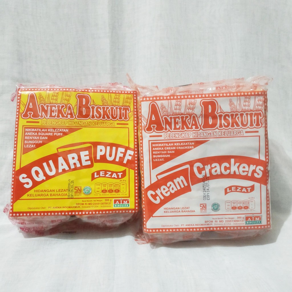 

MURAH - Cream Crackers Gabin Aneka Biskuit Renyah 300g