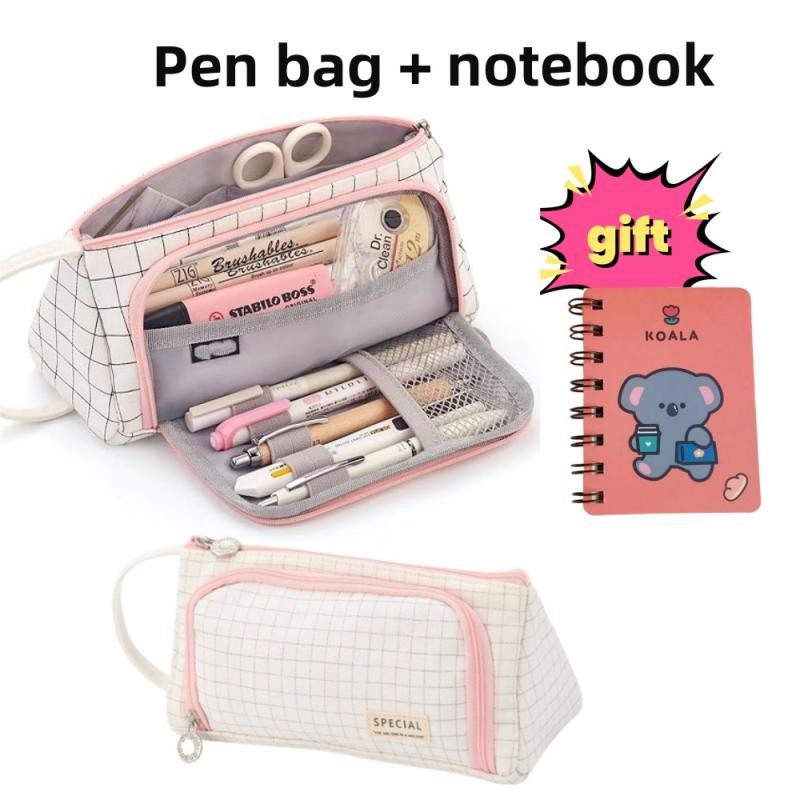 

Pencil Case Bag for Girls and Boys Kawaii Washable Pen Box Multicolor Optional Cute Pen Pouch Back To School Stationery Supplies