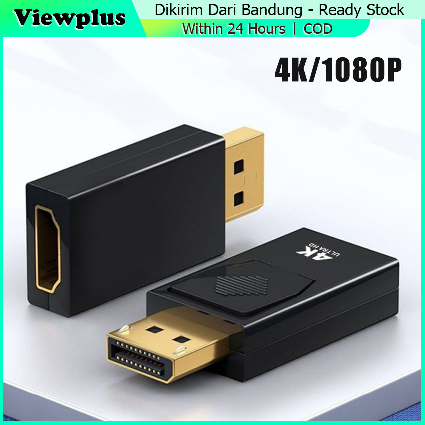 4K Converter DisplayPort DP To HDMI Female Macbook Windows / Converter DP Male to HDMI Female