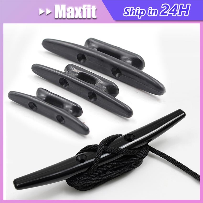 Pengikat Tali Kapal 4/6/8in Perlengkapan Kapal Tali Tanduk Domba Baut Cleat Kapal Ikat Tali Perahu