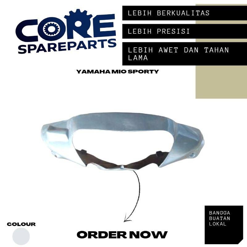 Batok Depan Yamaha Mio Sporty Warna Silver