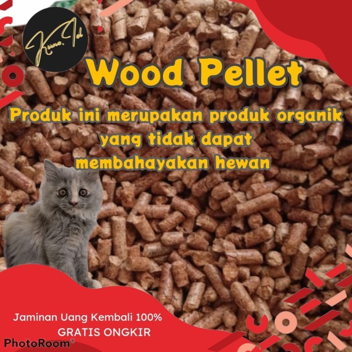 SALE -WOOD PELLET KUCING 25KG PASIR KUCING ORGANIK PET LITTER PELET KAYU - 25KG
