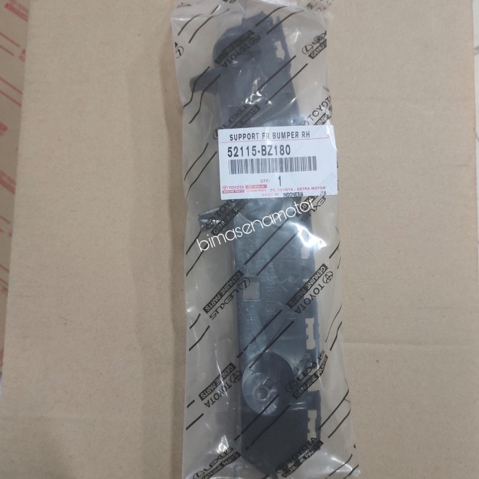 breket bumper depan kanan calya asli